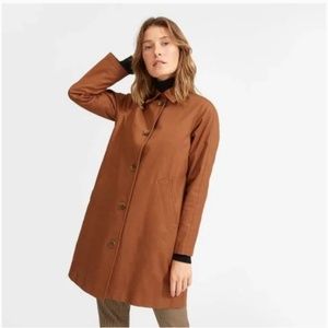 Everlane Mac Coat Cocoa Brown Size 12